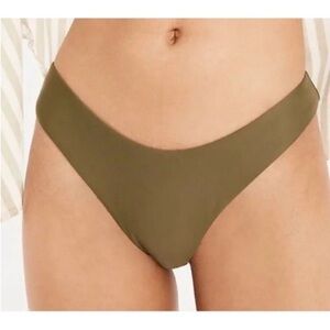 J Crew Swim M Bikini Bottom Green BC125